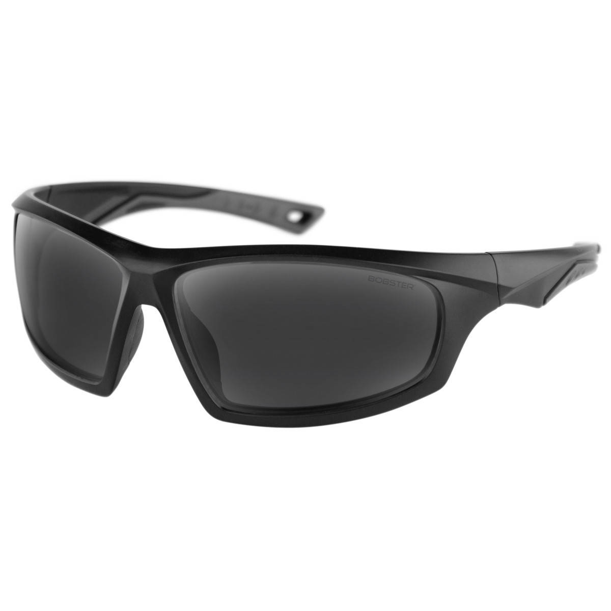 Bobster Mens Anchor Polarized Sunglasses,OS,Black/Smoke