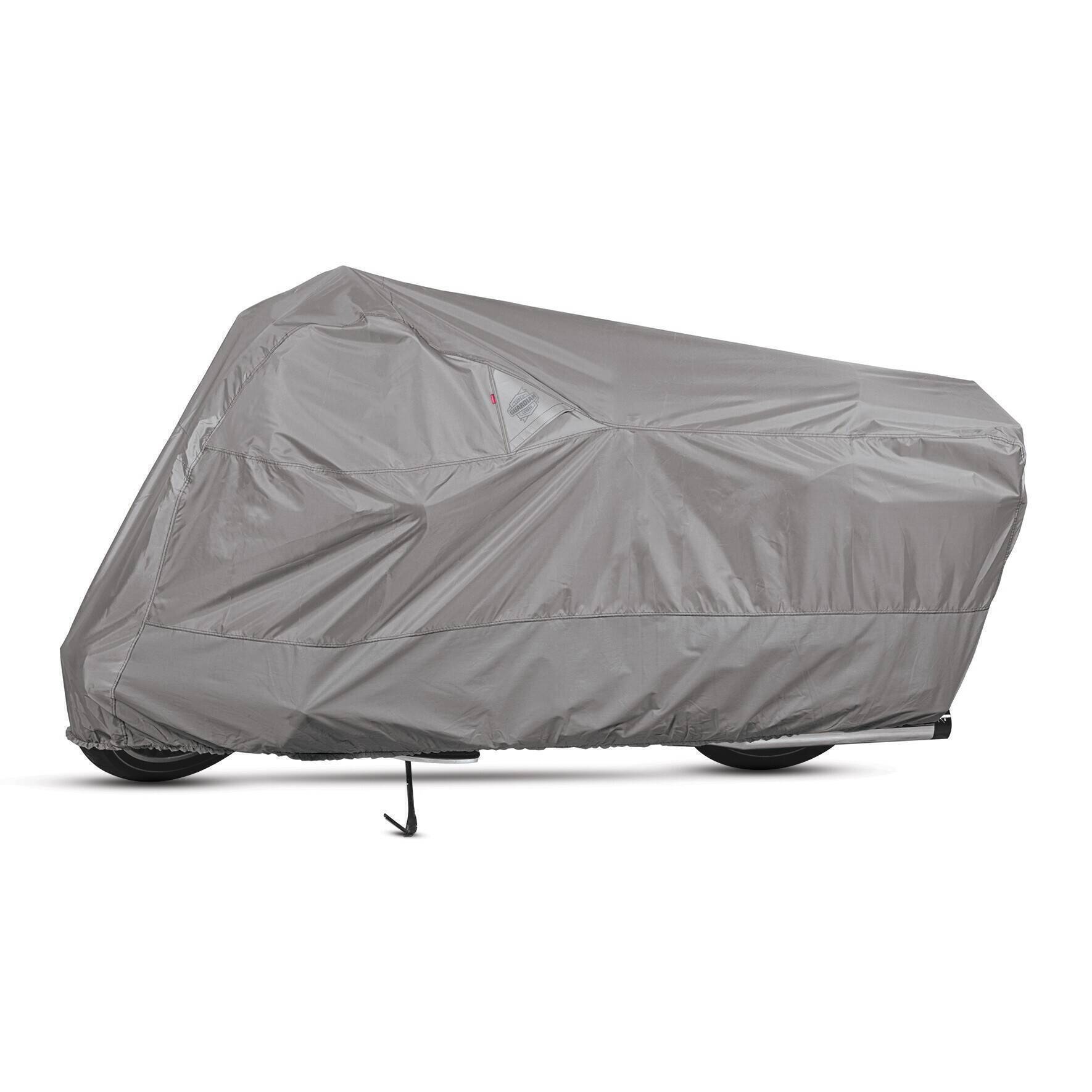 Grey Dowco Guardian 26037-00 Ultralite Plus Water Resistant Indoor/Outdoor Motorcycle Cover X-Large