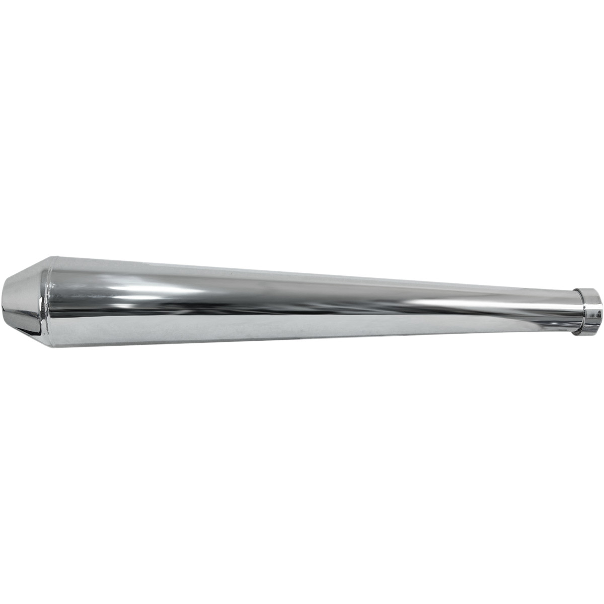 - Chrome 80-62620 Emgo 19in Turn-out Style Muffler