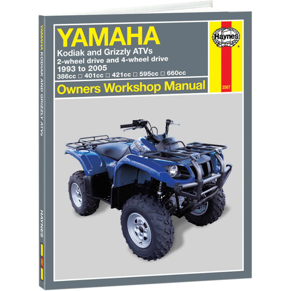 YAMAHA KODIAK AND GRIZZLY ATVS 1993-2005 Haynes Repair Manual 2567