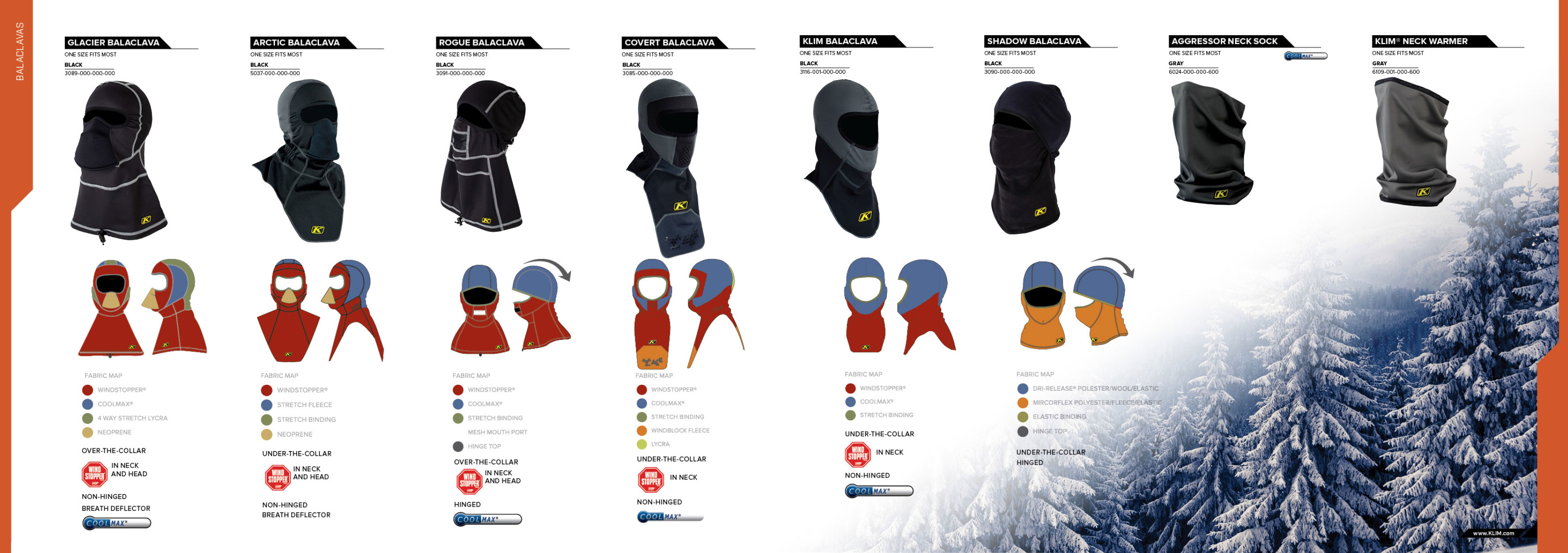 Klim Shadow Balaclava FortNine Canada